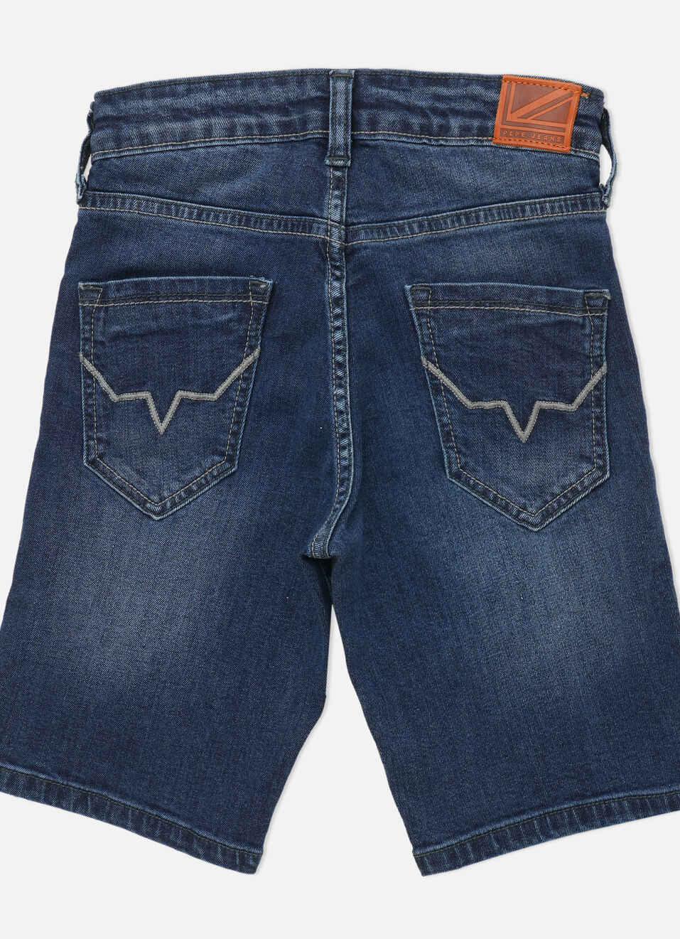 Plato Slim Fit Mid Waist Denim Shorts, , large image number 2