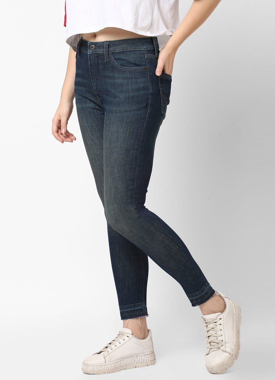 Dion Ankle Skinny Fit High Waist  Ankle Length Jeans , , large image number 3