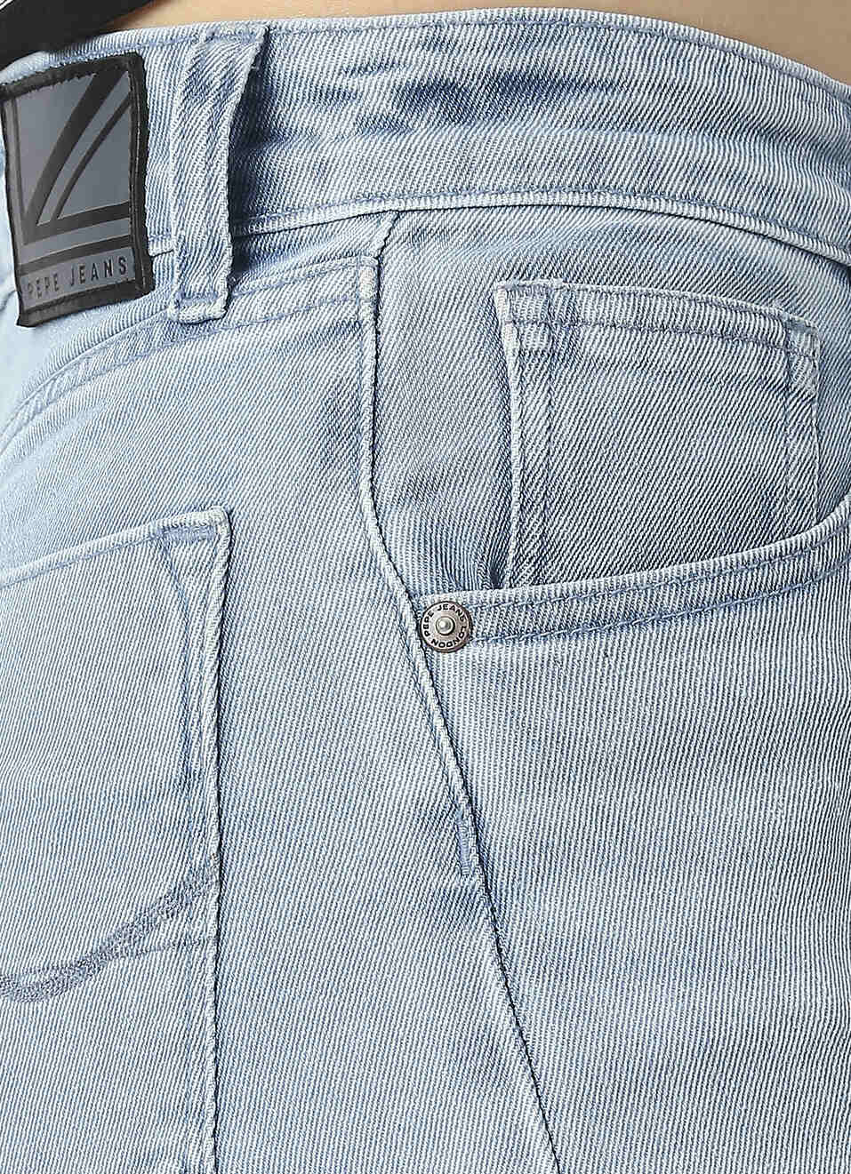 Hailey Rachel Regular Fit High Waist Shorts, , large image number 4