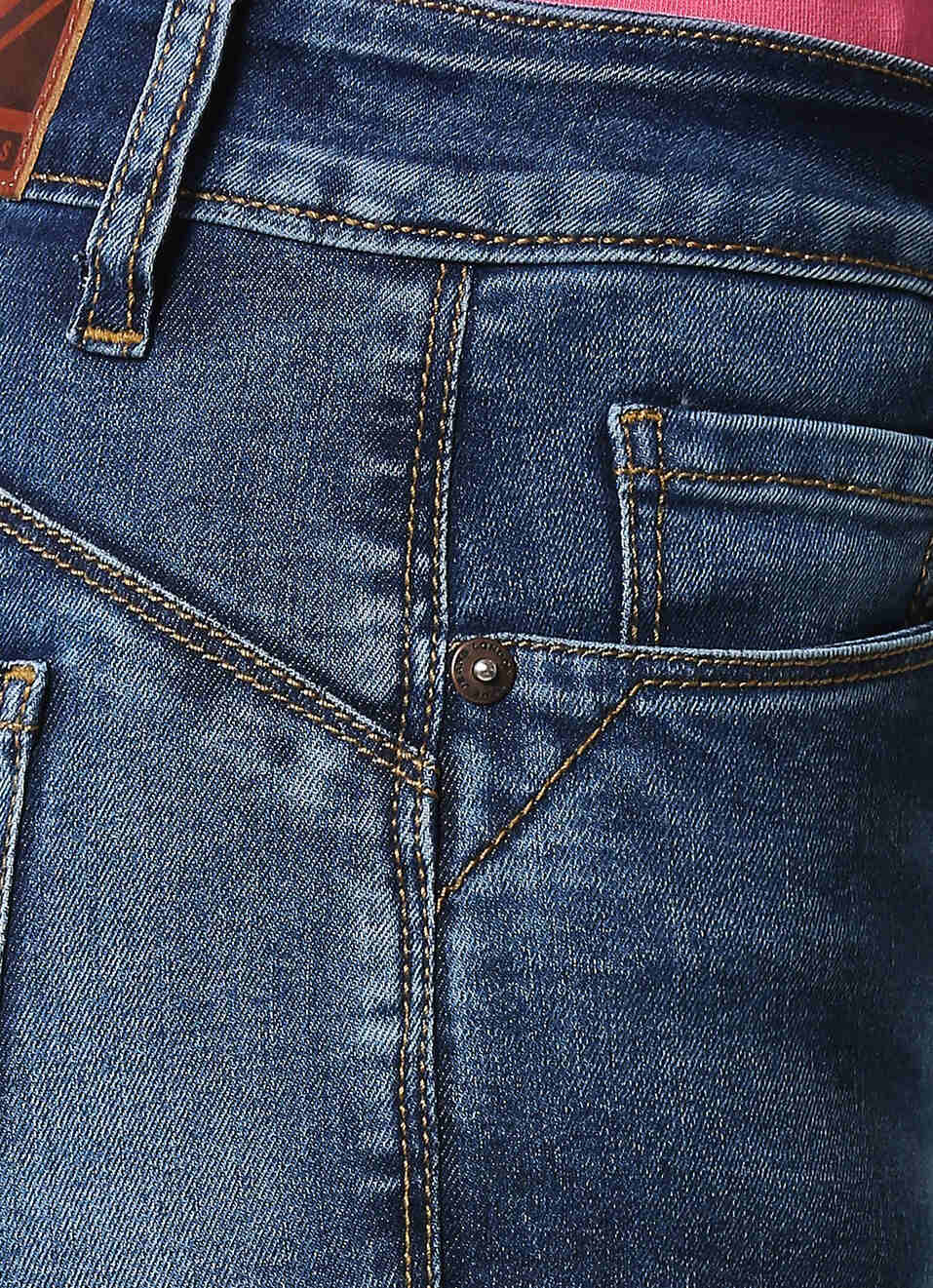 Dion Ankle Skinny Fit High Waist Ankle Length Jeans, , large image number 4