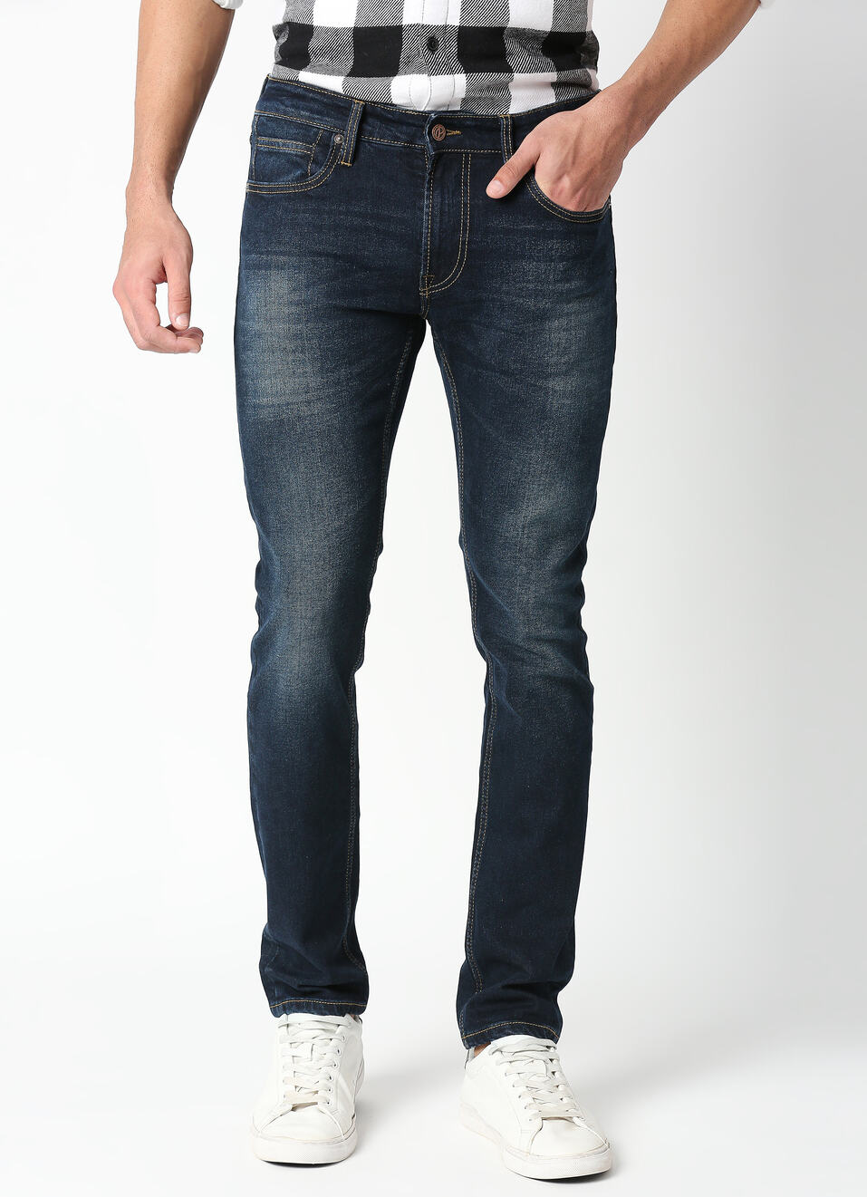 Vapour Slim Fit Mid Waist Jeans, , large image number 1