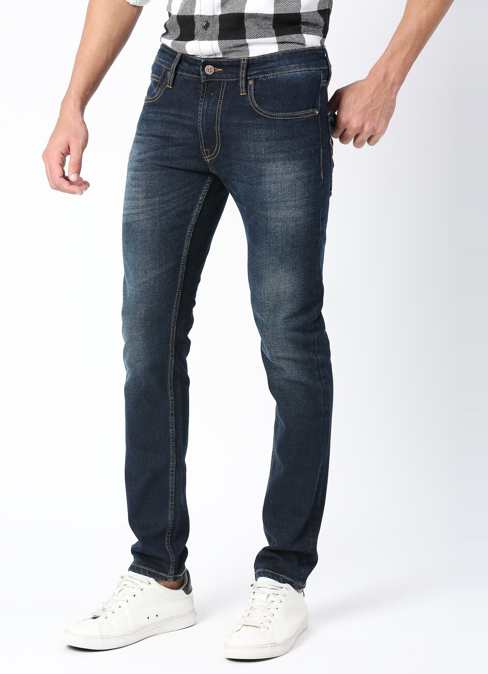 Vapour Slim Fit Mid Waist Jeans, , large image number 3