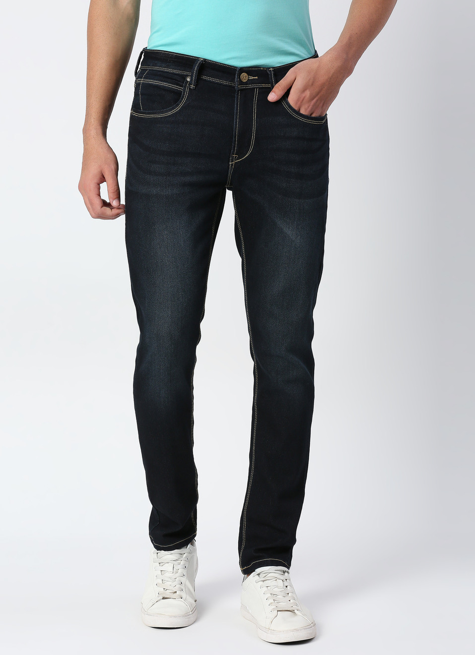 Tapered Vapour Low Waist Jeans, , large image number 1