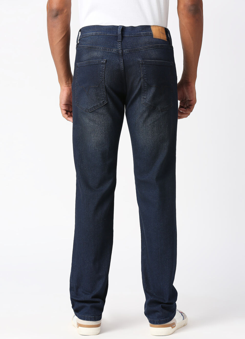 HOLBORNE Mid Rise Straight, Dark Blue Denim, , large image number 1