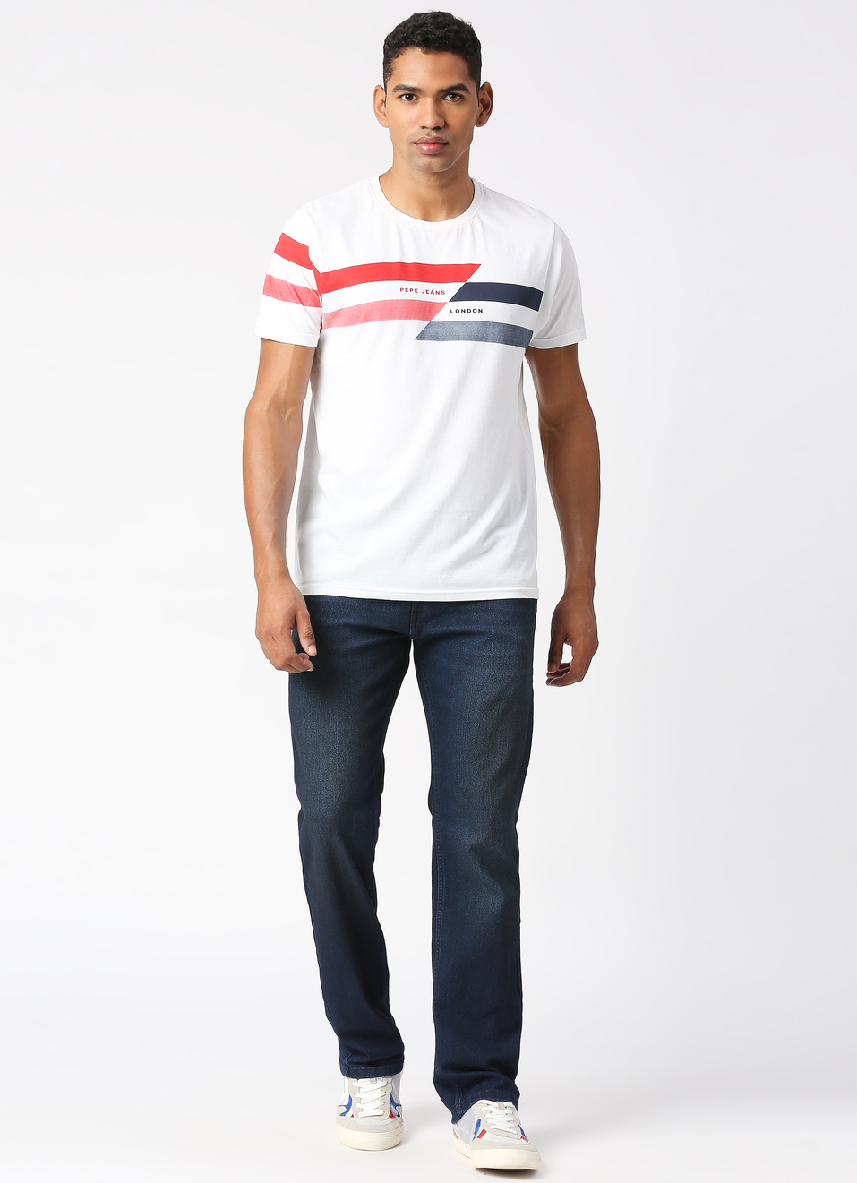 HOLBORNE Mid Rise Straight, Dark Blue Denim, , large image number 3