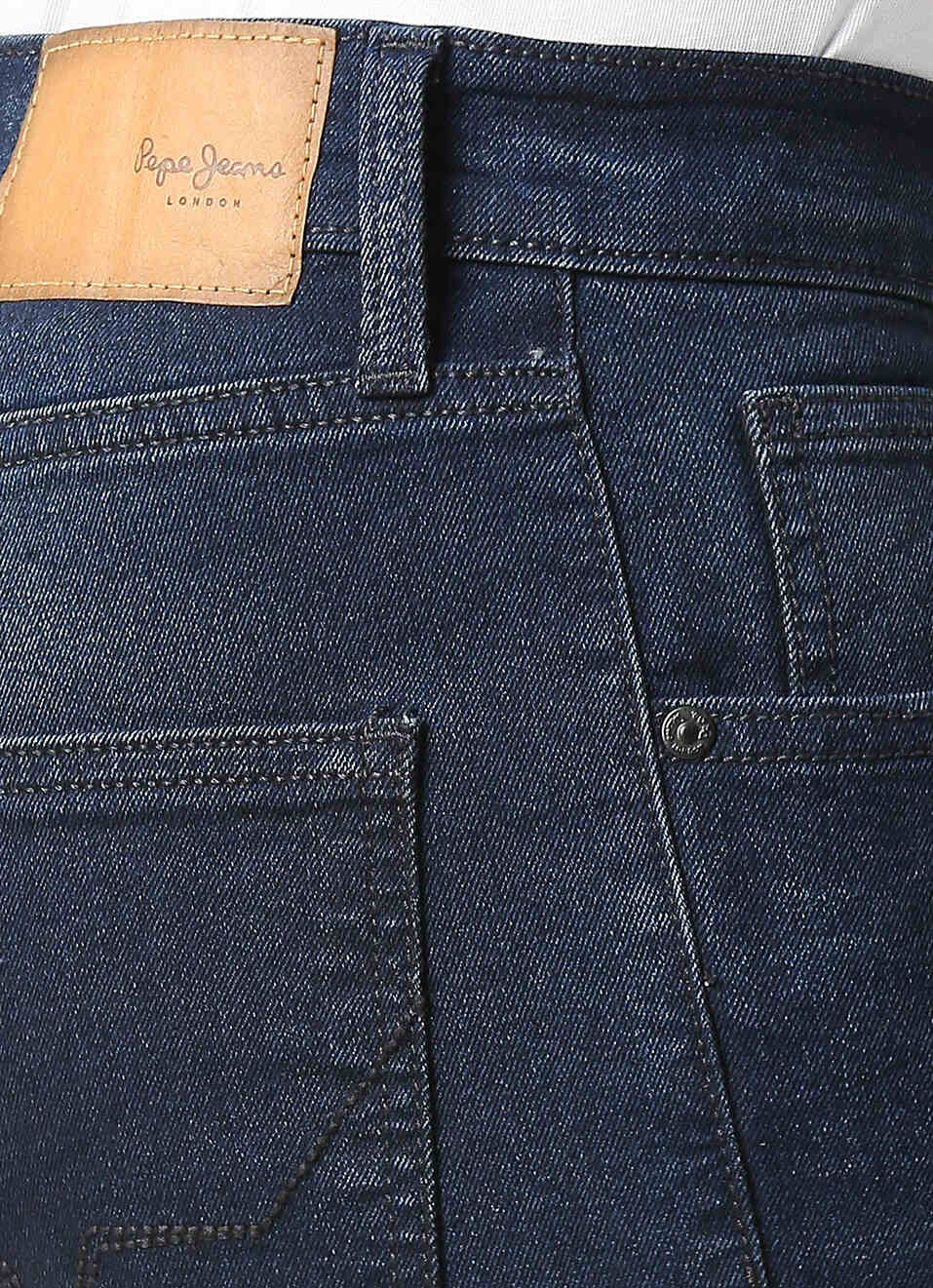 HOLBORNE Mid Rise Straight, Dark Blue Denim, , large image number 4