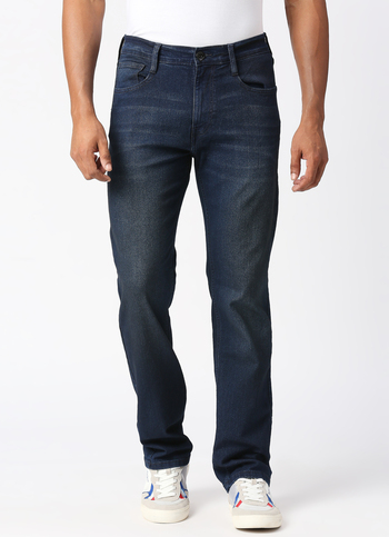 HOLBORNE Mid Rise Straight, Dark Blue Denim