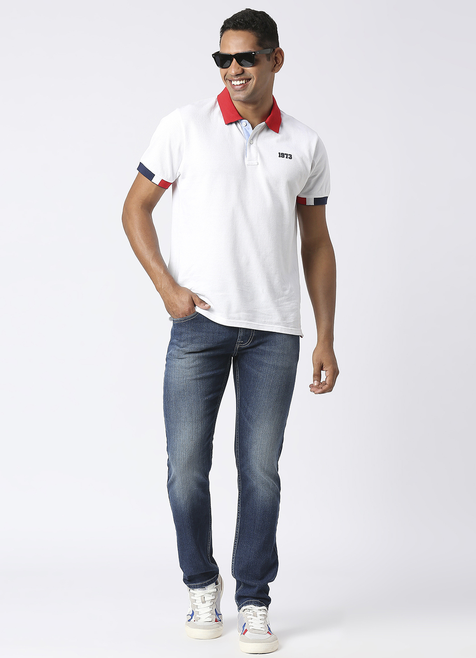 Tapered Vapour Tapered Fit Low Waist Jeans, , large image number 1