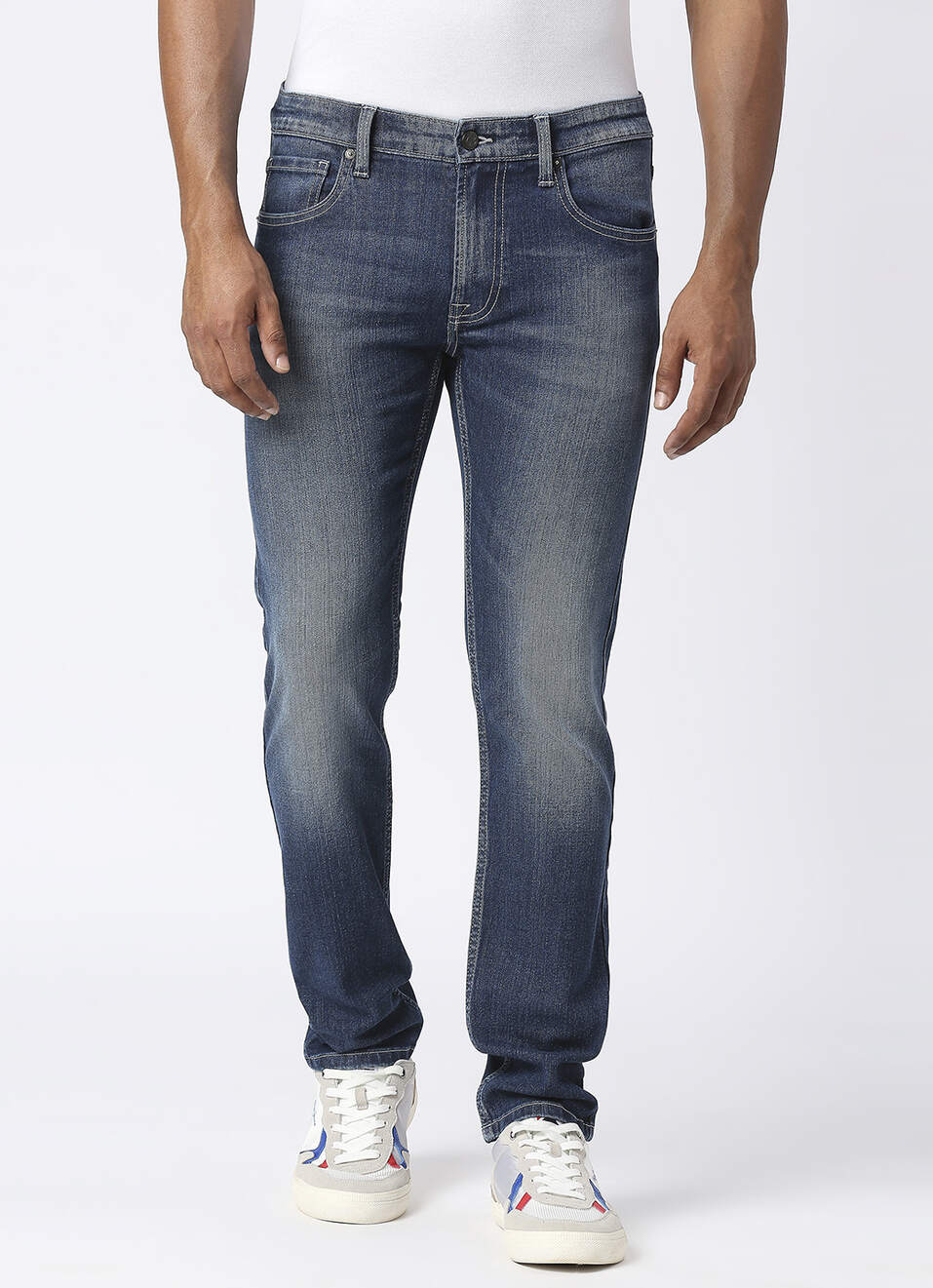 Tapered Vapour Tapered Fit Low Waist Jeans, , large image number 2