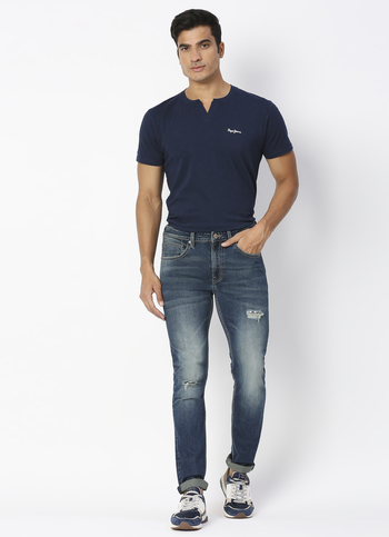 Vapour Slim Fit Mid Waist Jeans