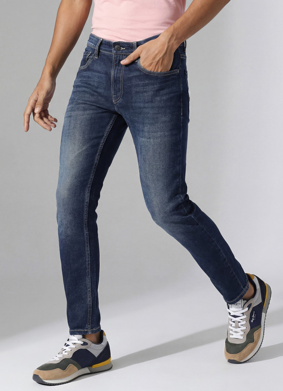 Chinox Ankle Super Skinny Fit Mid Waist Ankle Jeans, , large image number 0