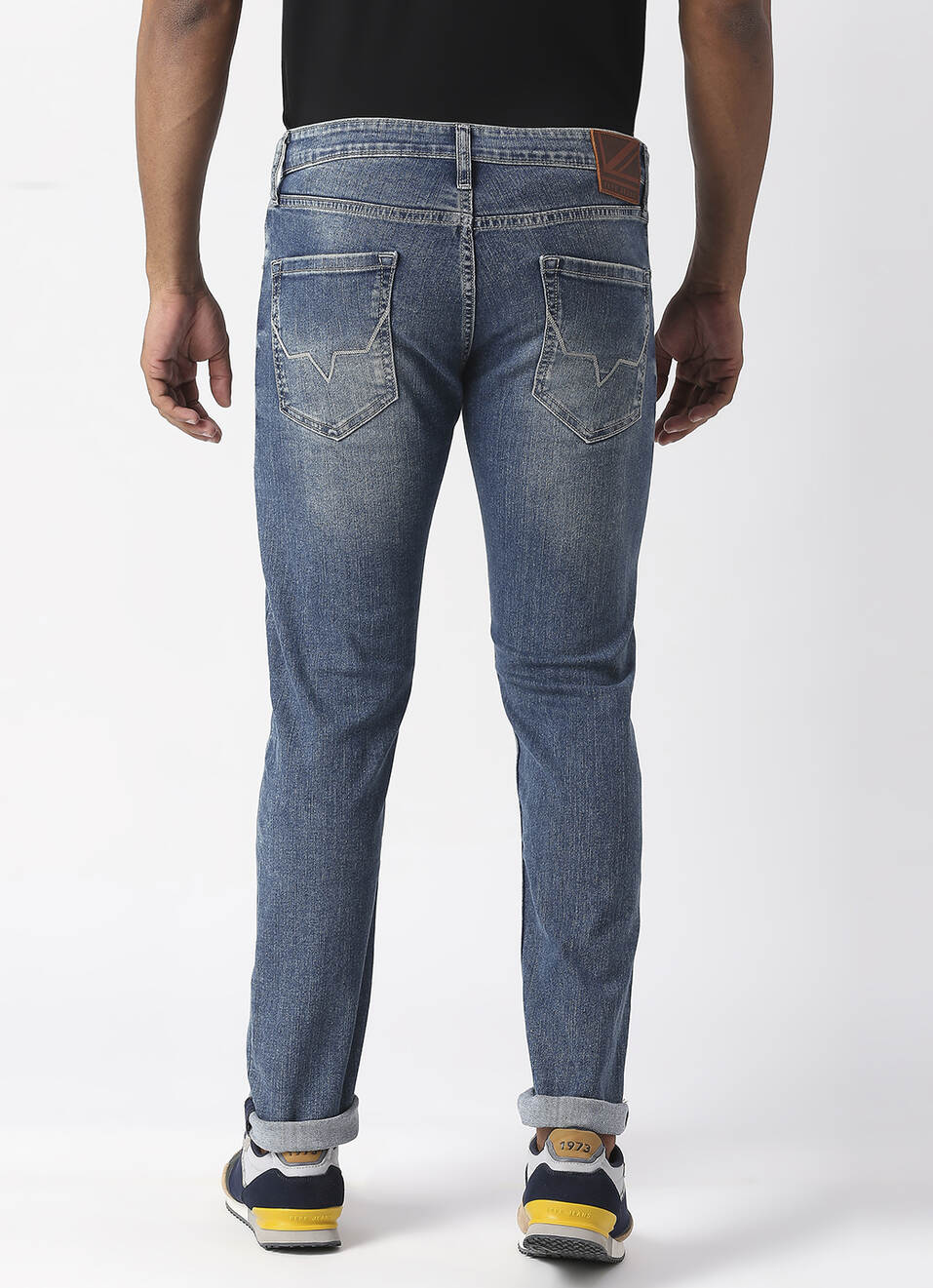 Tapered Vapour Tapered Fit Low Waist Jeans, , large image number 3