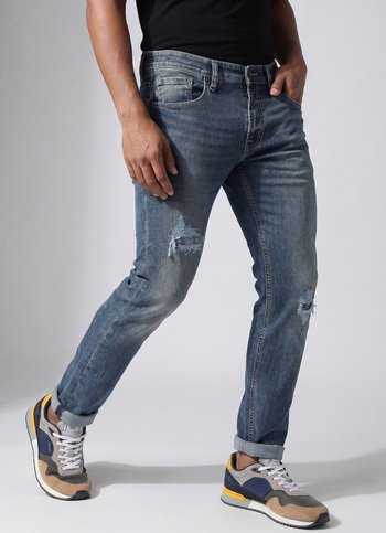 Tapered Vapour Tapered Fit Low Waist Jeans