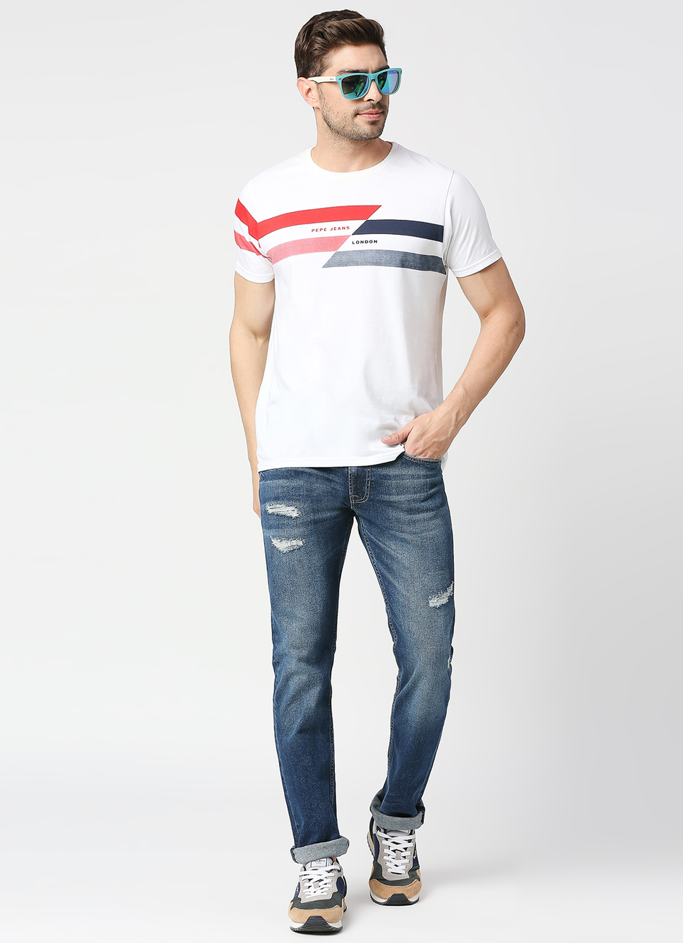 Vapour Slim Fit Mid Waist Jeans, , large image number 1