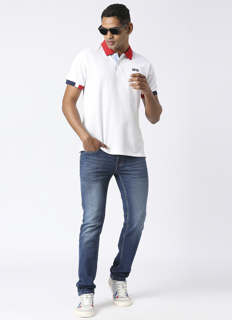 Vapour Slim Fit Mid Waist Jeans, , large image number 1