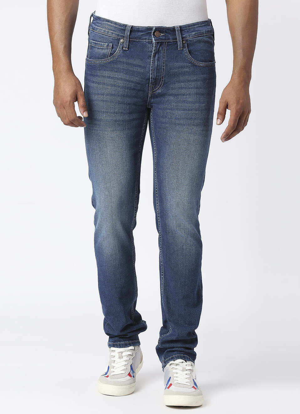 Vapour Slim Fit Mid Waist Jeans, , large image number 2