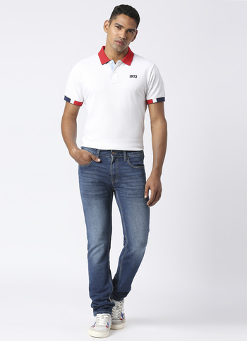 Vapour Slim Fit Mid Waist Jeans