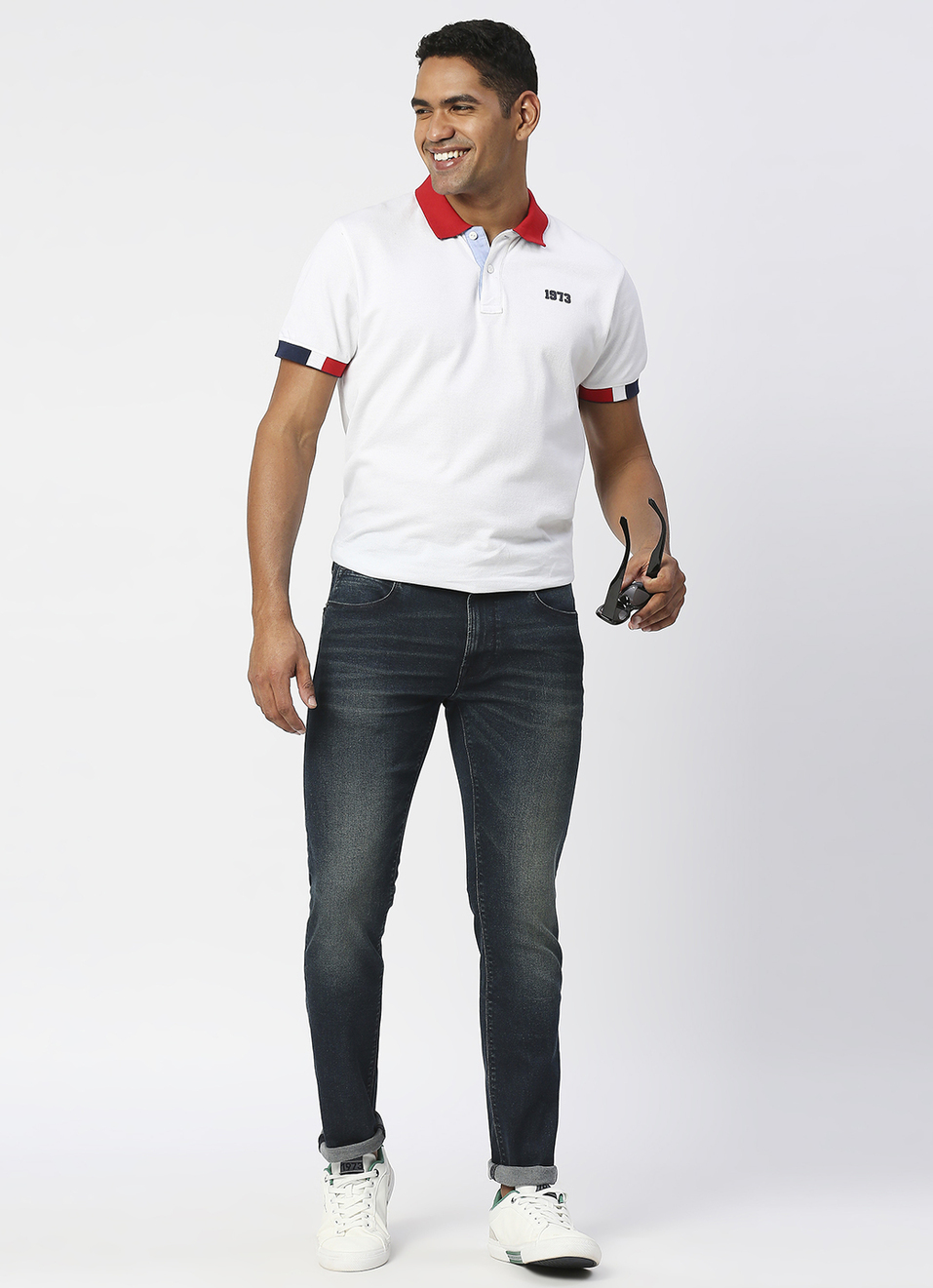 Tapered Vapour Tapered Fit Low Waist Jeans, , large image number 1