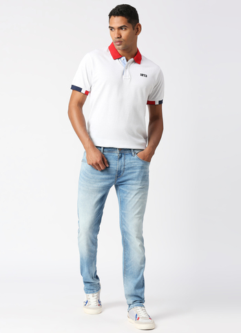 Tapered Vapour Tapered Fit Low Waist Jeans