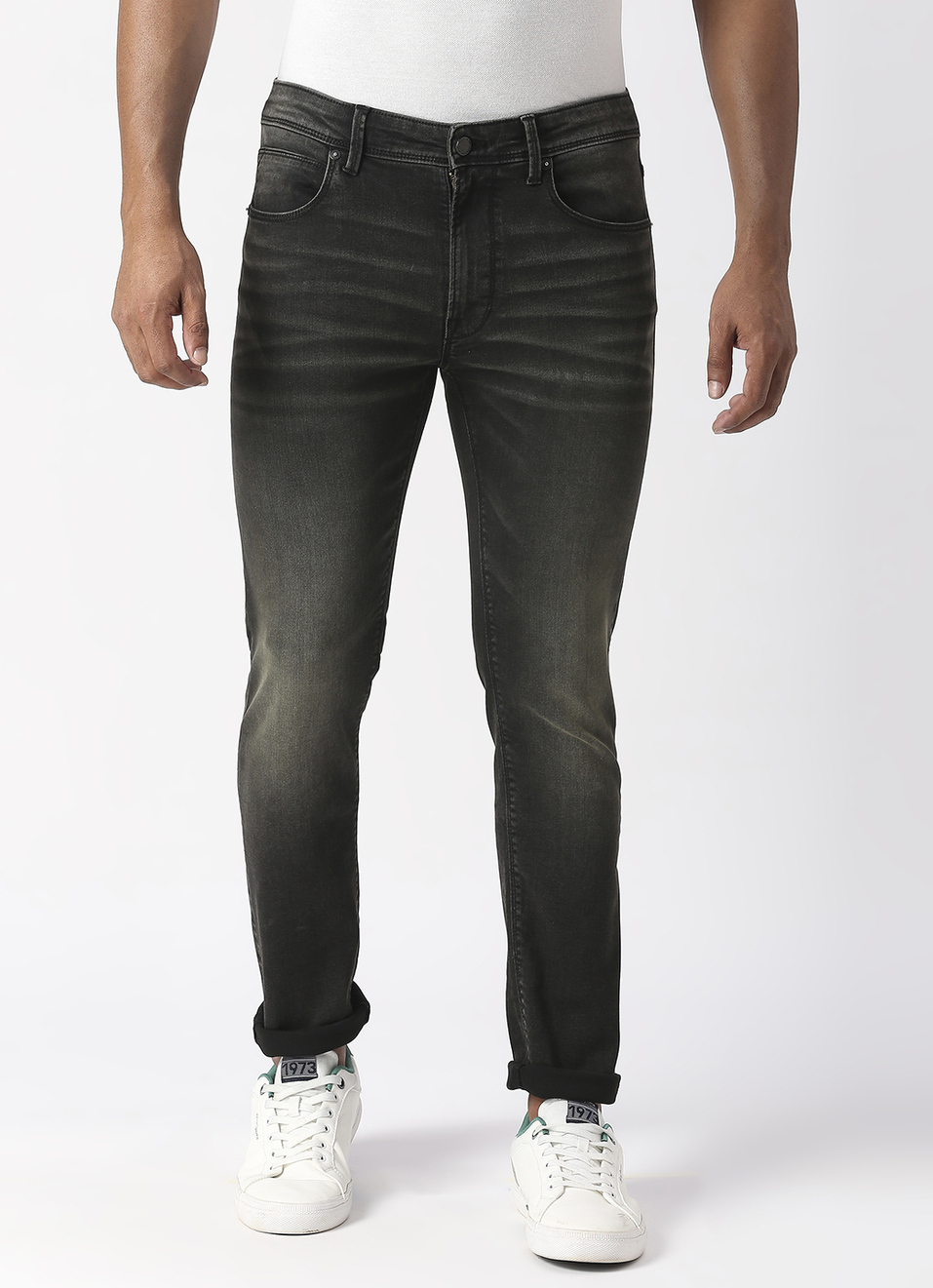 Tapered Vapour Tapered Fit Low Waist Jeans, , large image number 2
