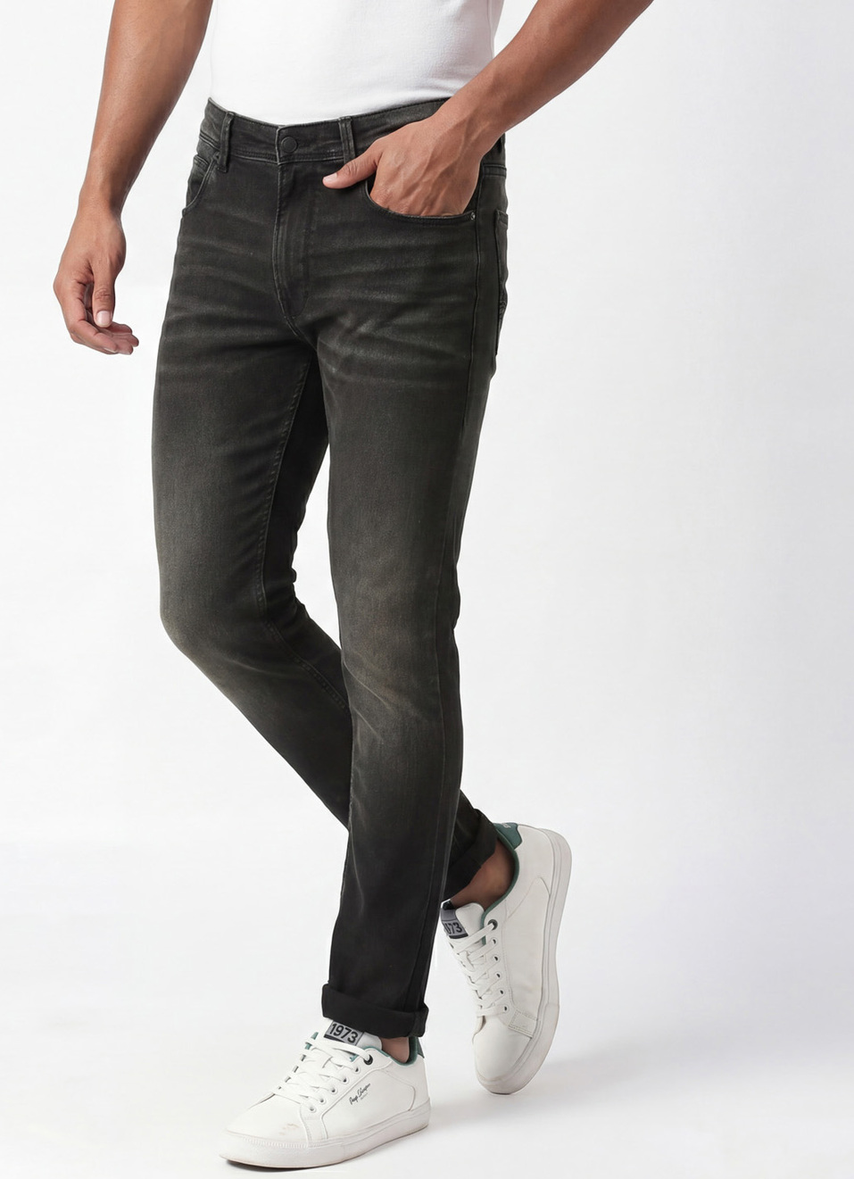 Tapered Vapour Tapered Fit Low Waist Jeans, , large image number 0