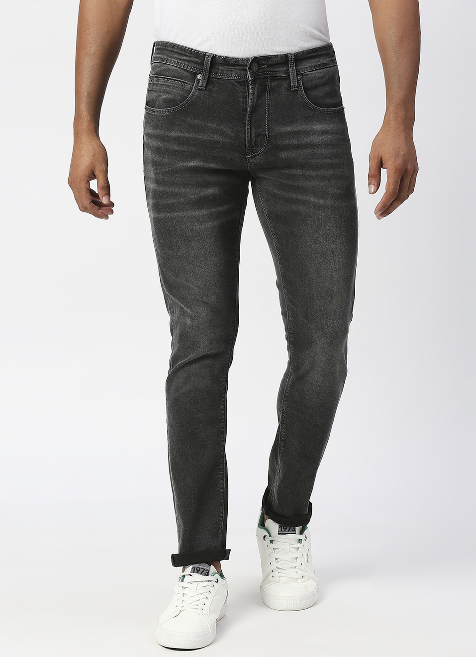 Tapered Vapour Tapered Fit Low Waist Jeans, , large image number 2