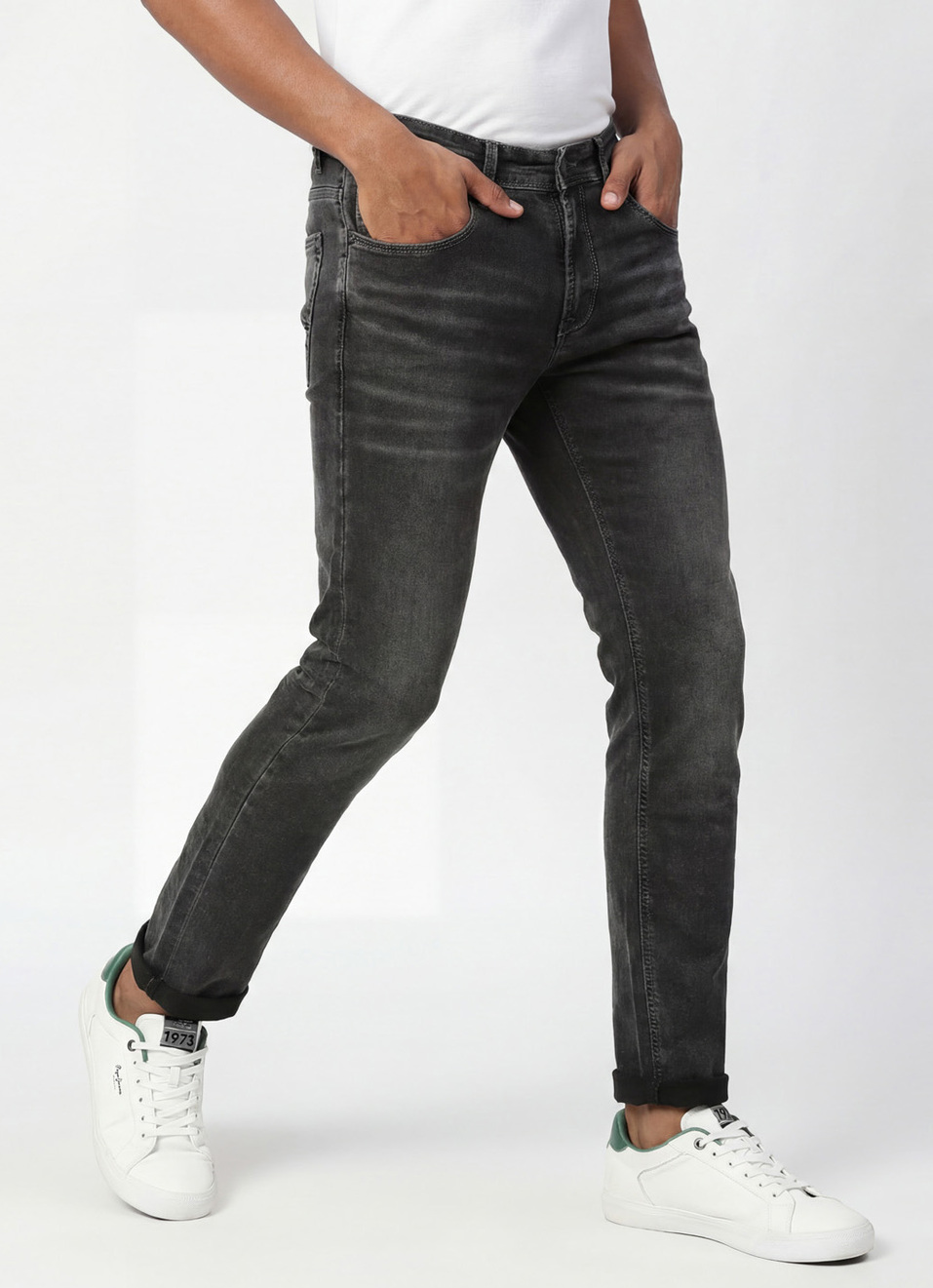 Tapered Vapour Tapered Fit Low Waist Jeans, , large image number 0