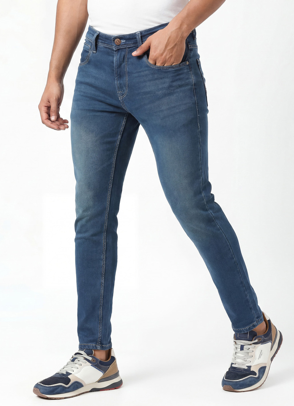 Chinox Ankle Super Skinny Fit Mid Waist Ankle Jeans, , large image number 0