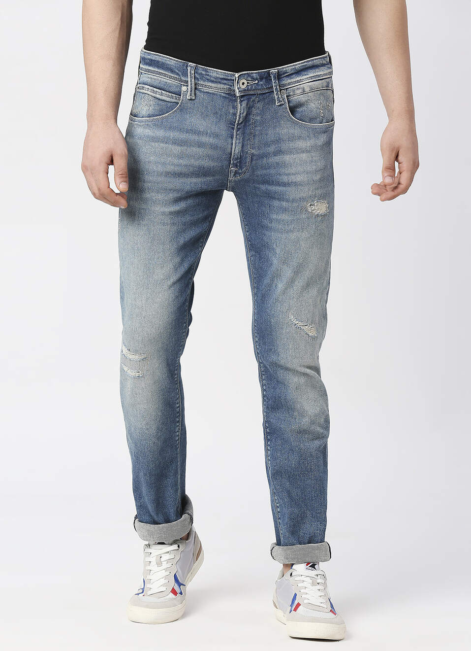 Vapour Slim Fit Mid Waist Jeans, , large image number 2