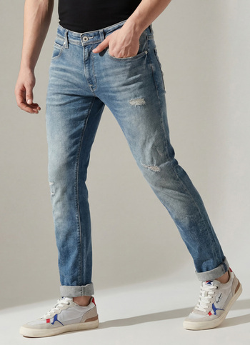 Vapour Slim Fit Mid Waist Jeans