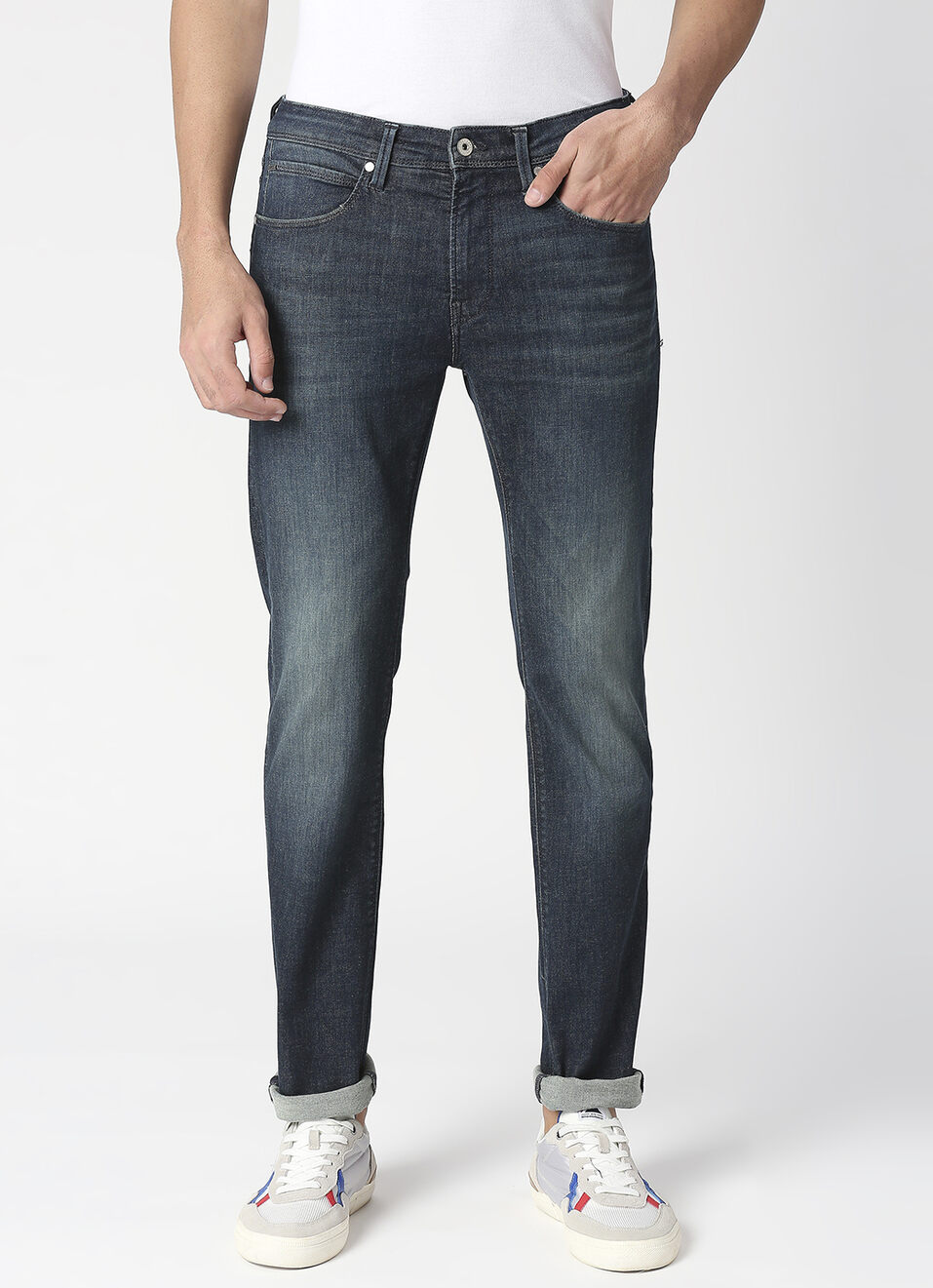 Vapour Slim Fit Mid Waist Jeans, , large image number 2