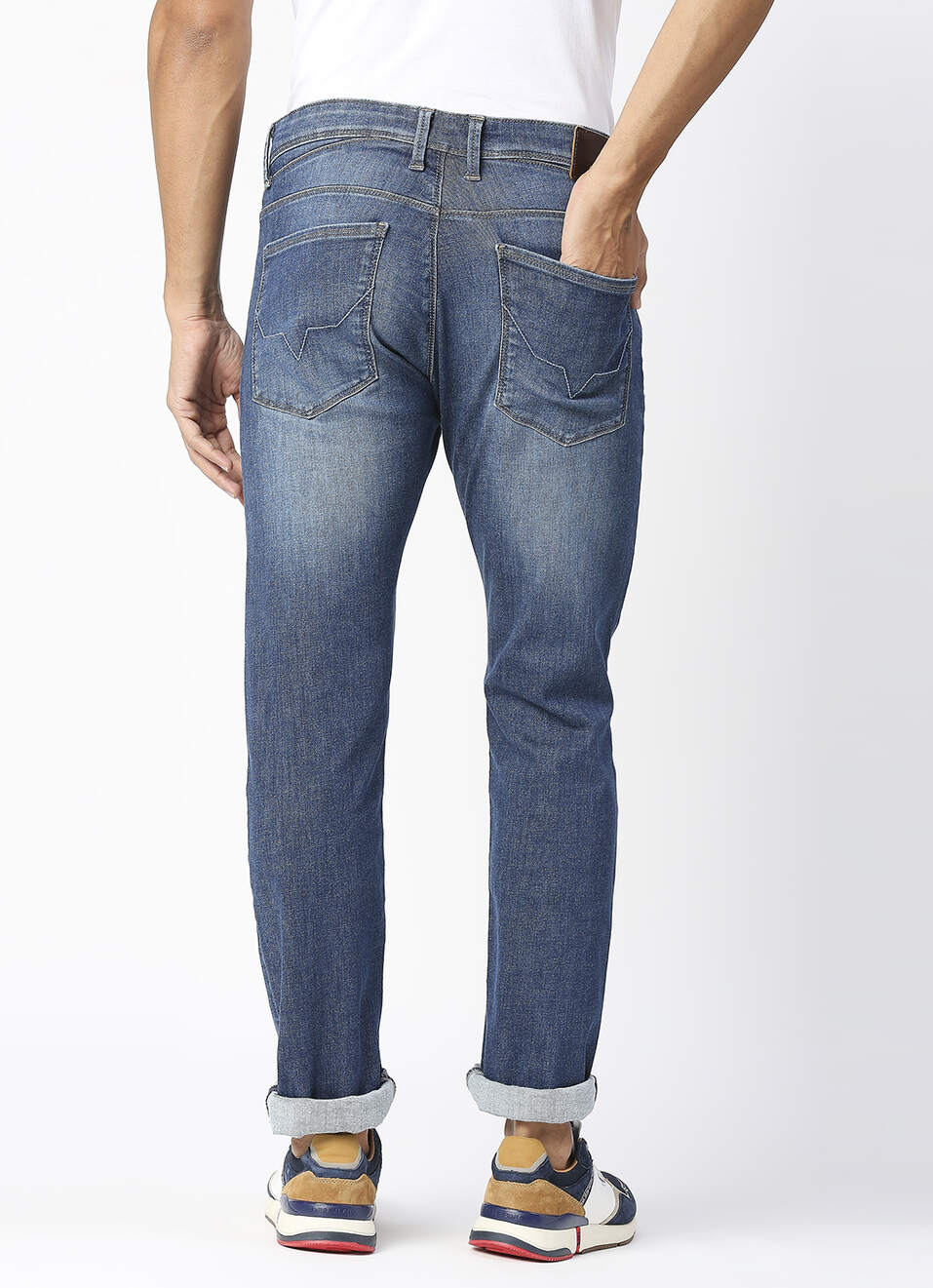 Vapour Slim Fit Mid Waist Jeans, , large image number 3