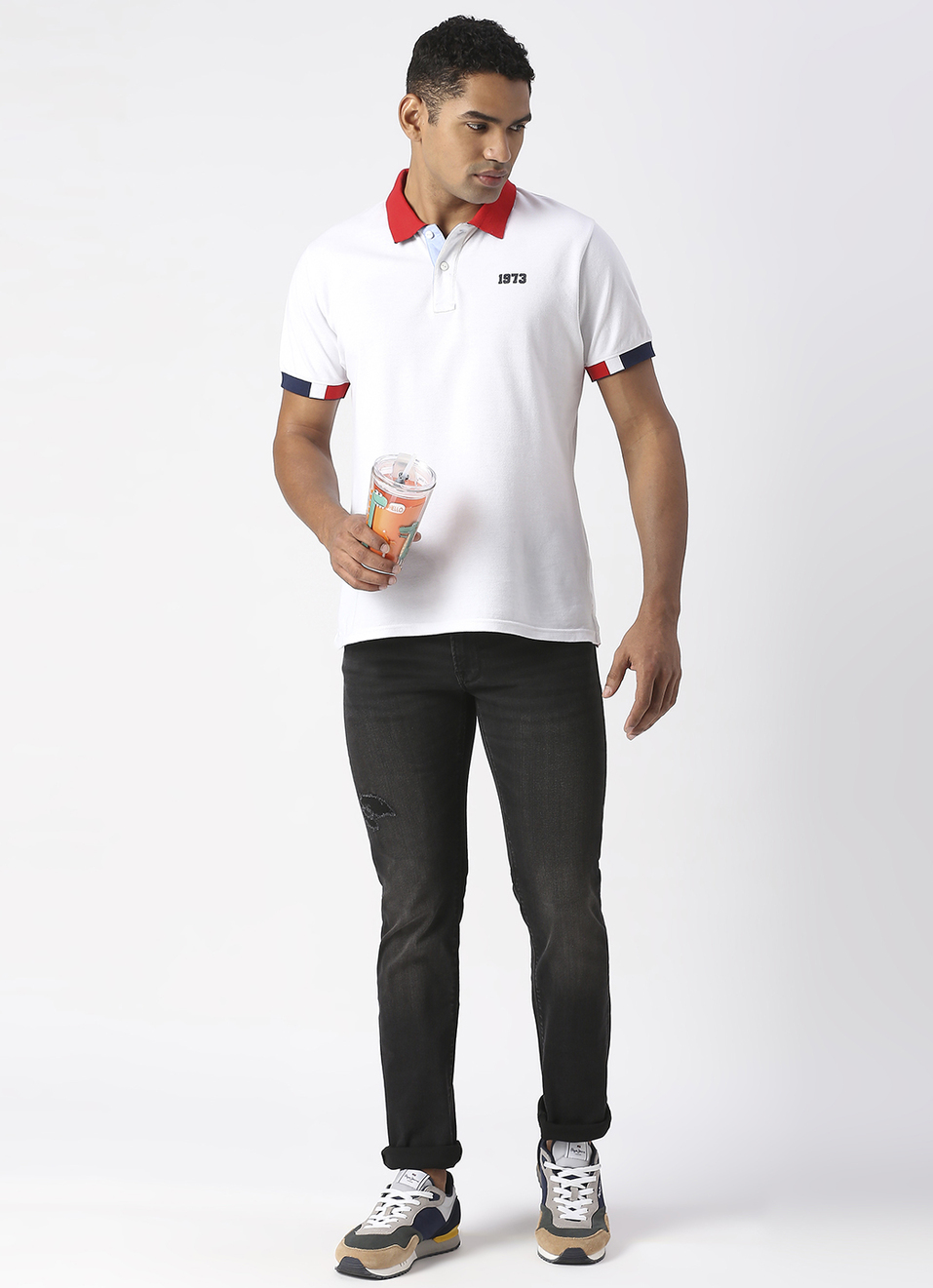 Vapour Slim Fit Mid Waist Jeans, , large image number 1