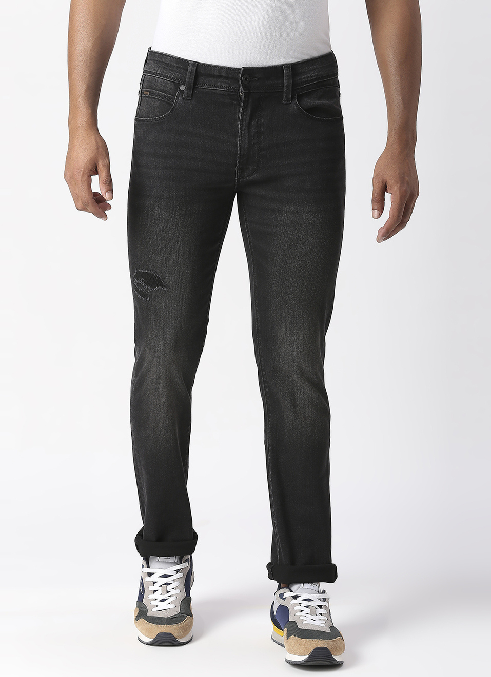 Vapour Slim Fit Mid Waist Jeans, , large image number 2