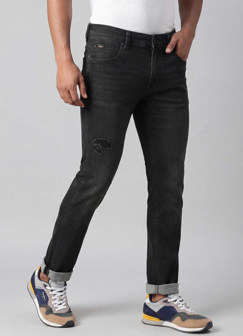 Vapour Slim Fit Mid Waist Jeans, , large image number 0