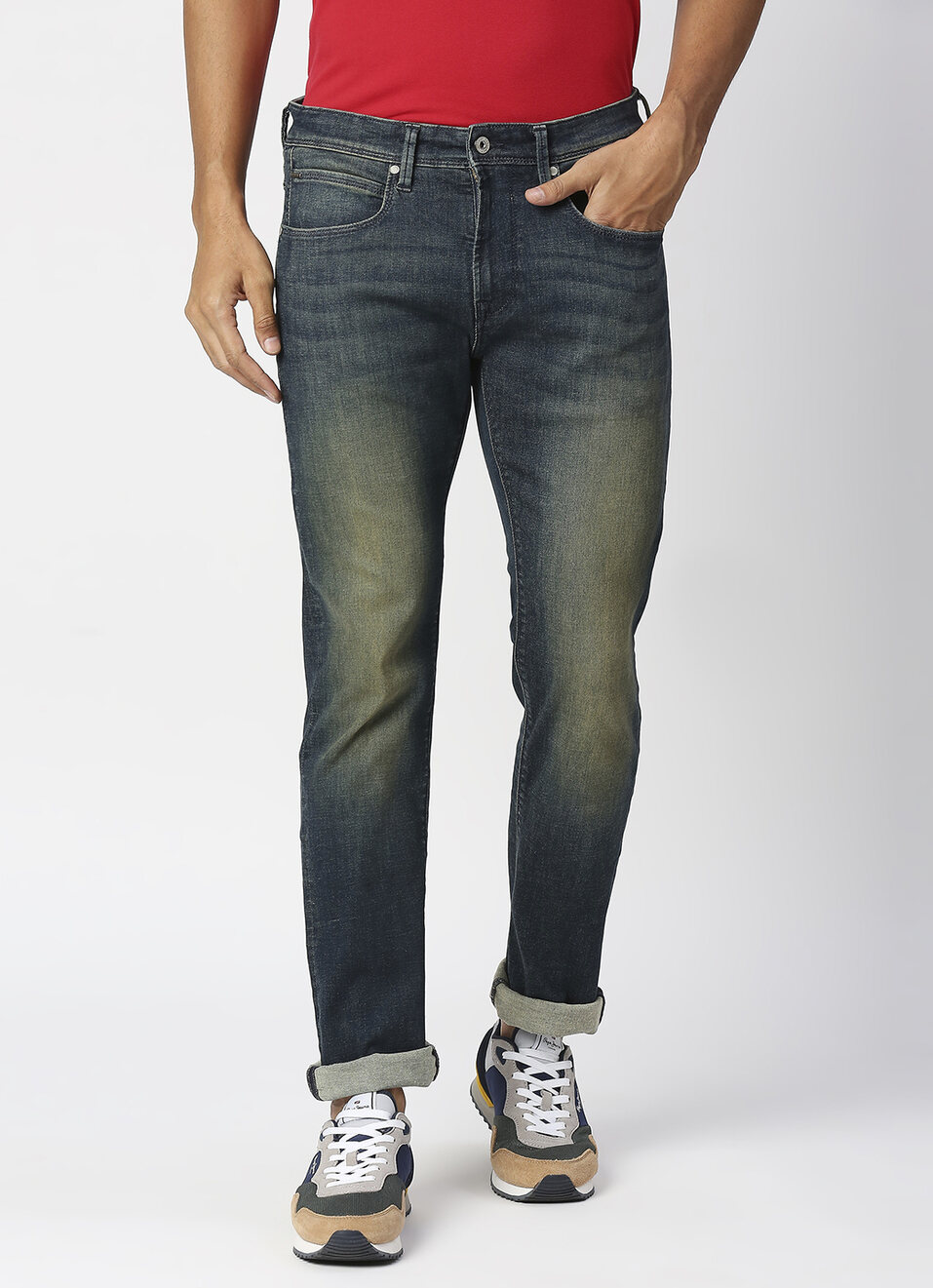 Vapour Slim Fit Mid Waist Jeans, , large image number 2