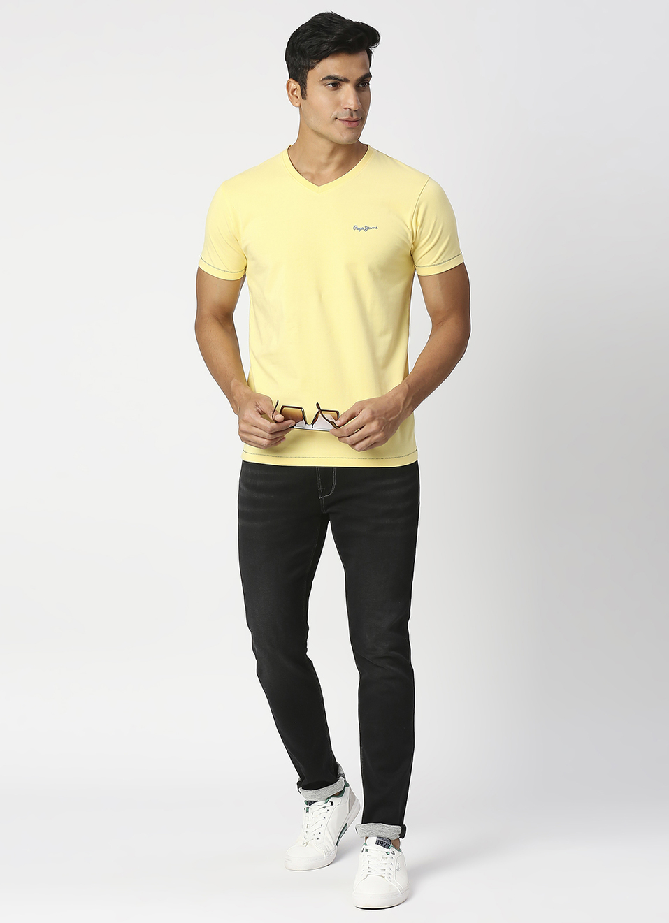 Tapered Vapour Tapered Fit Low Waist Jeans, , large image number 1