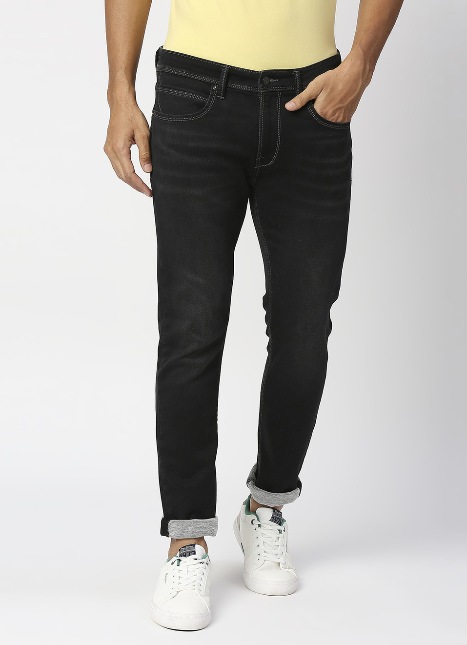 Tapered Vapour Tapered Fit Low Waist Jeans, , large image number 2