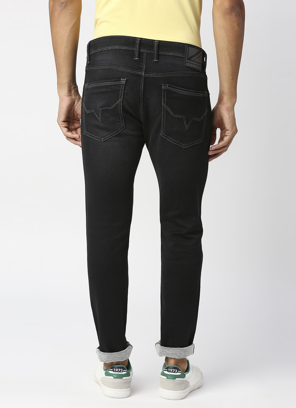 Tapered Vapour Tapered Fit Low Waist Jeans, , large image number 3