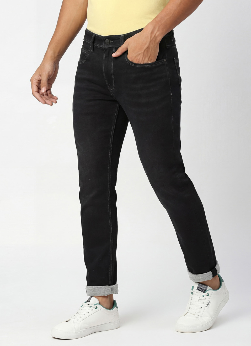 Tapered Vapour Tapered Fit Low Waist Jeans, , large image number 0