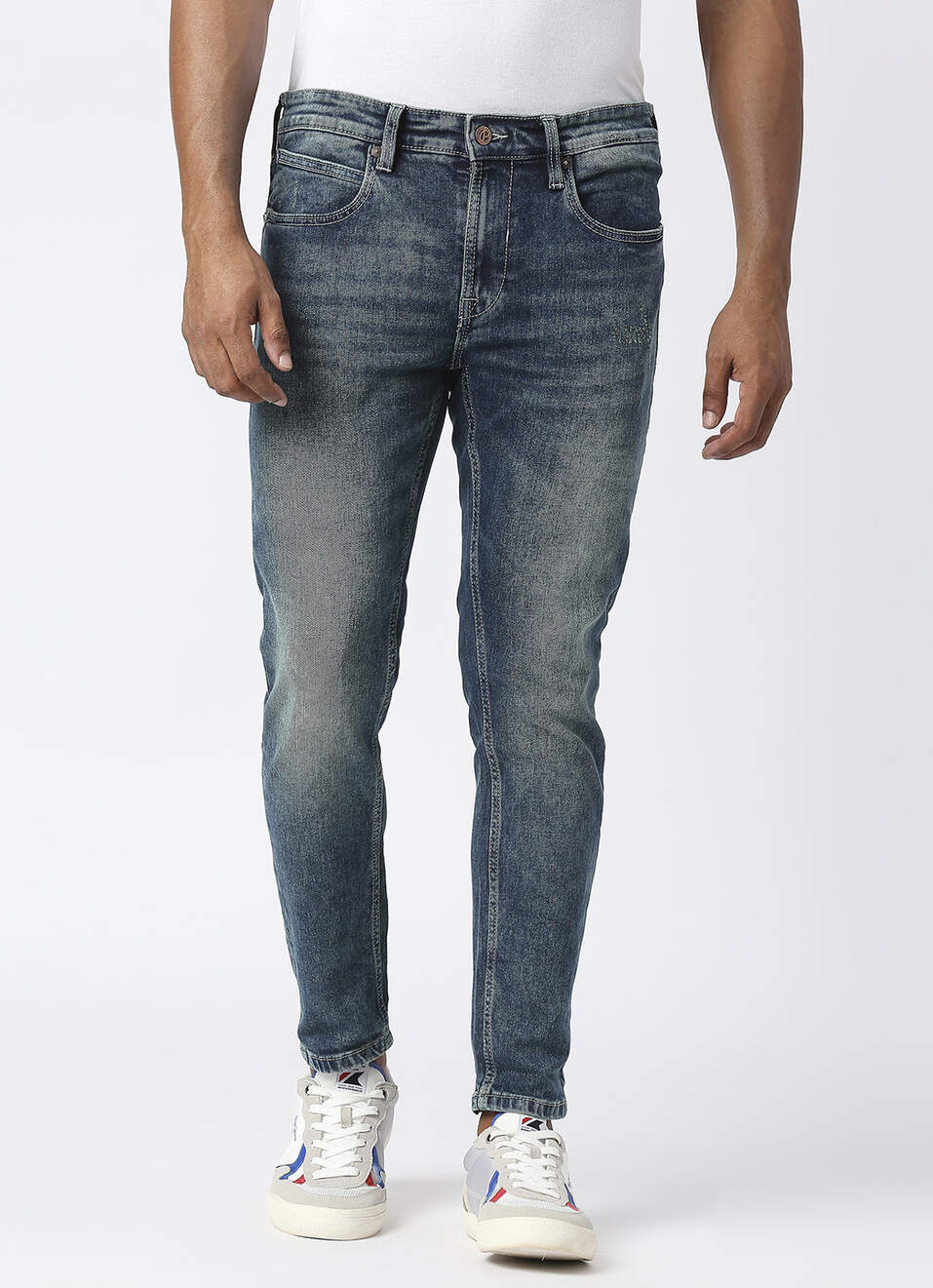 Chinox Ankle Super Skinny Fit Mid Waist Ankle Jeans, , large image number 2