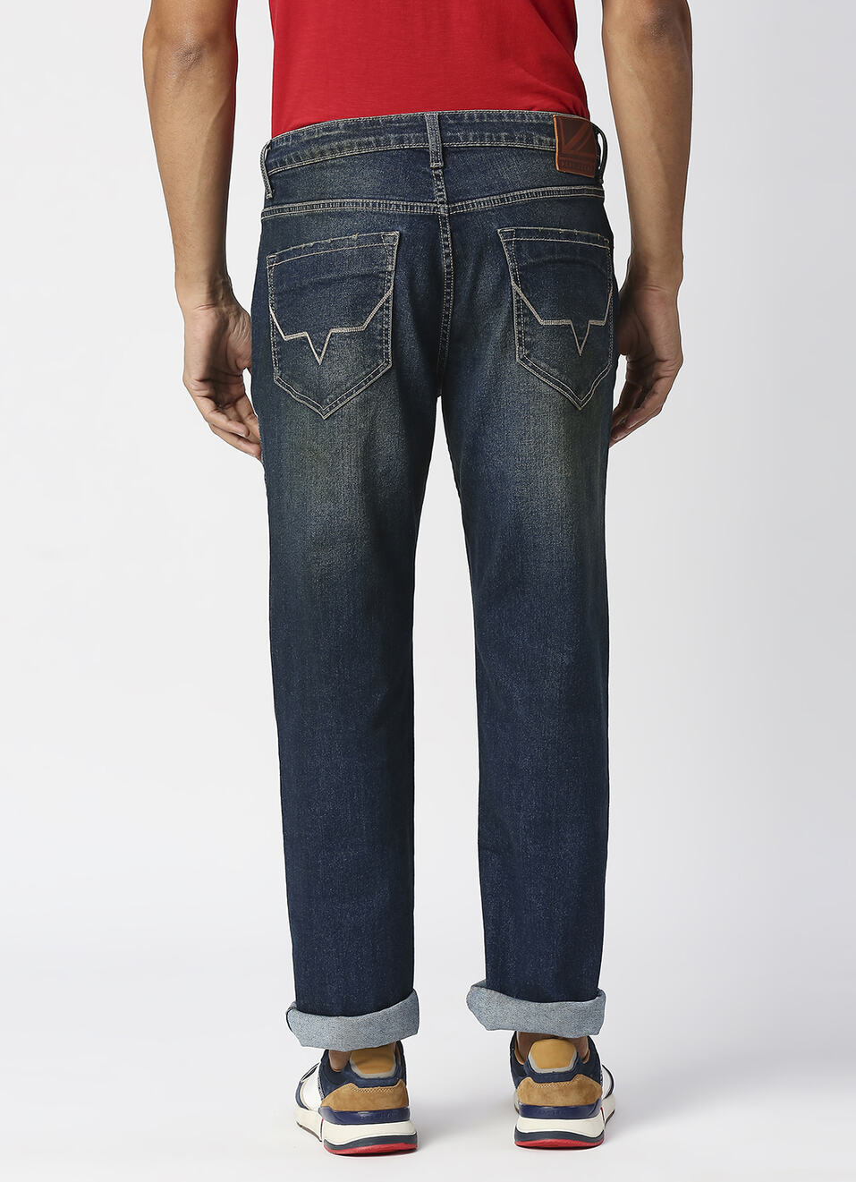 Holborne Regular Fit Mid Waist Straight Leg Jeans, , large image number 1