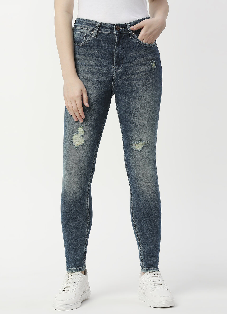 Dion Skinny Fit High Waist Jeans, , large image number 1