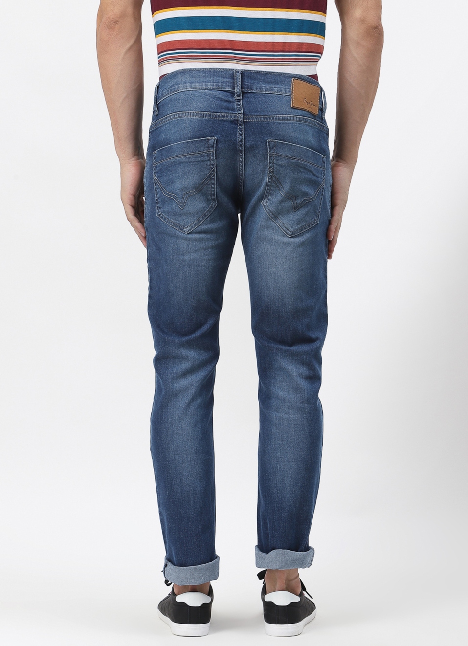 Vapour Slim Fit Mid Waist Jeans, , large image number 1