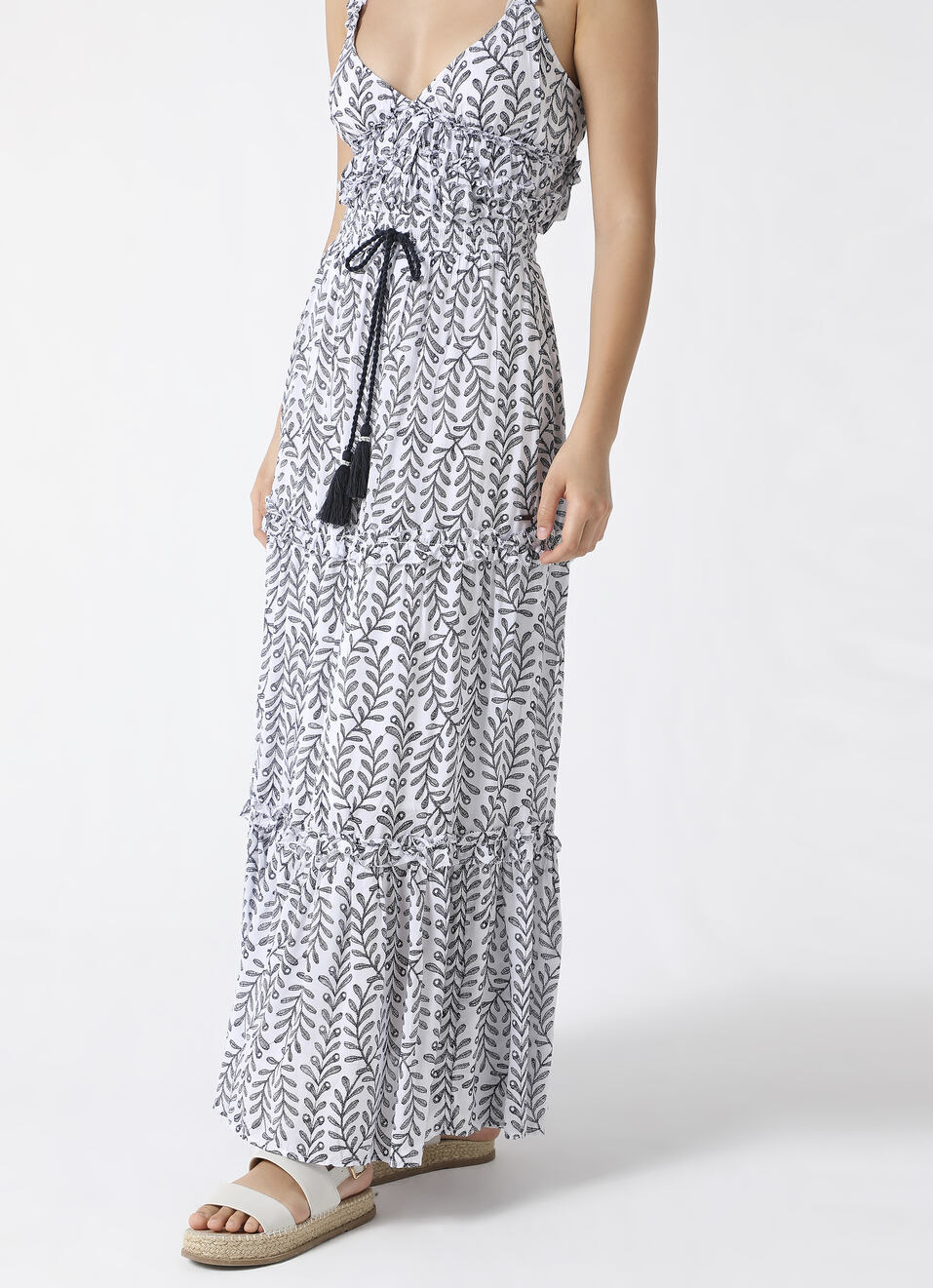 Prinella Long Printed Skirt, , large image number 3