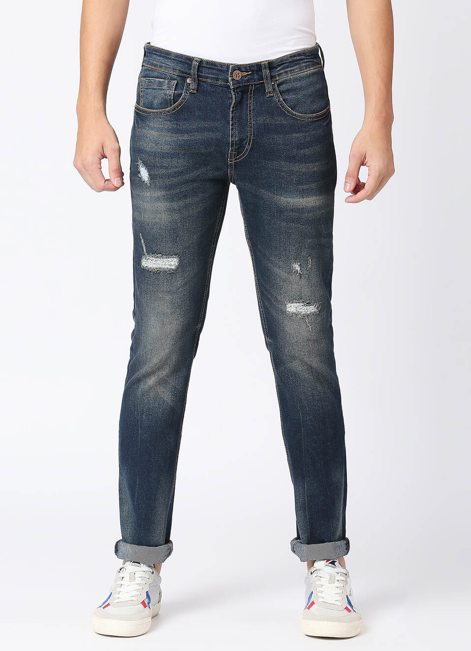 Vapour Slim Fit Mid Waist Jeans, , large image number 2