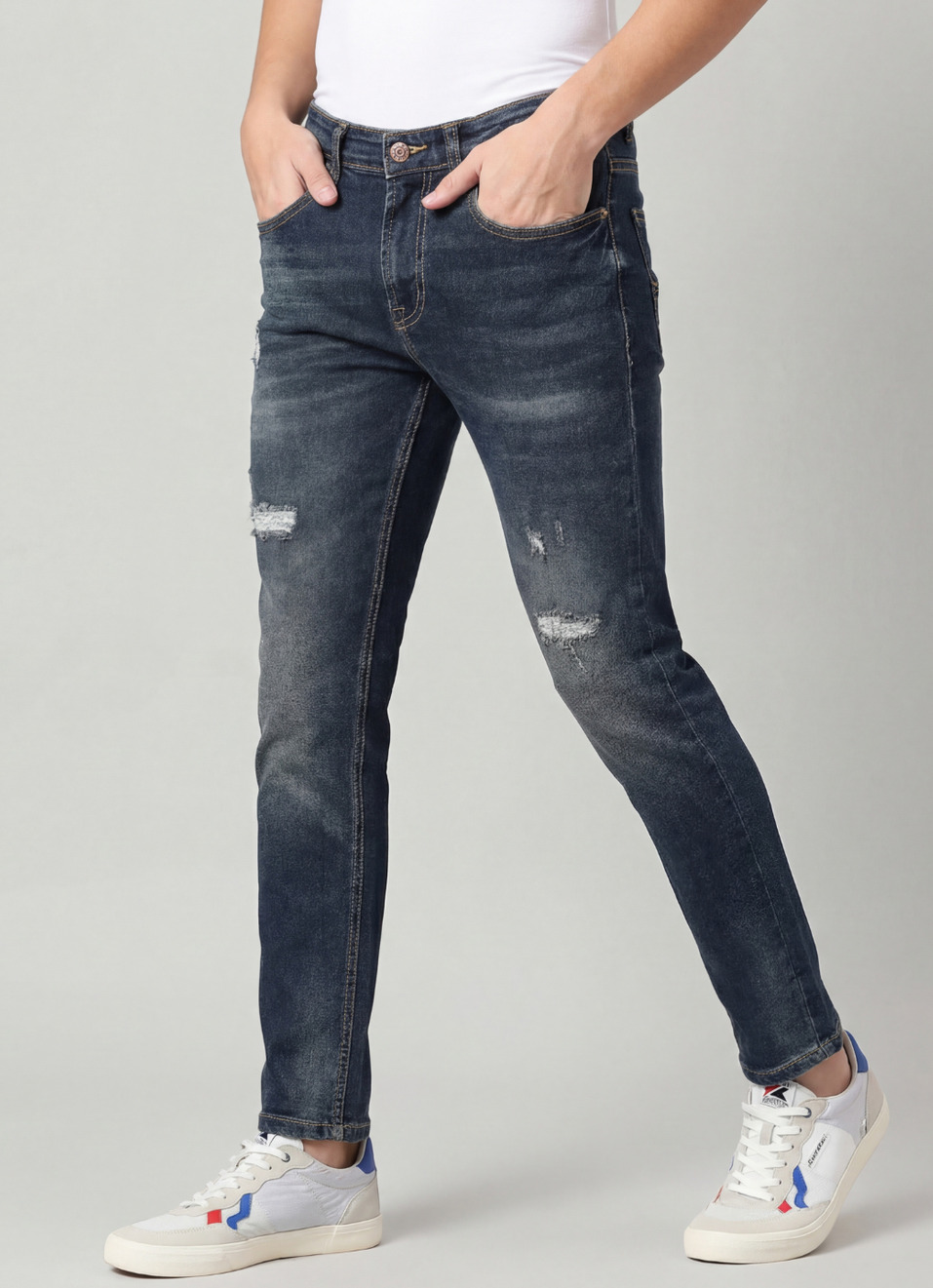 Vapour Slim Fit Mid Waist Jeans, , large image number 0