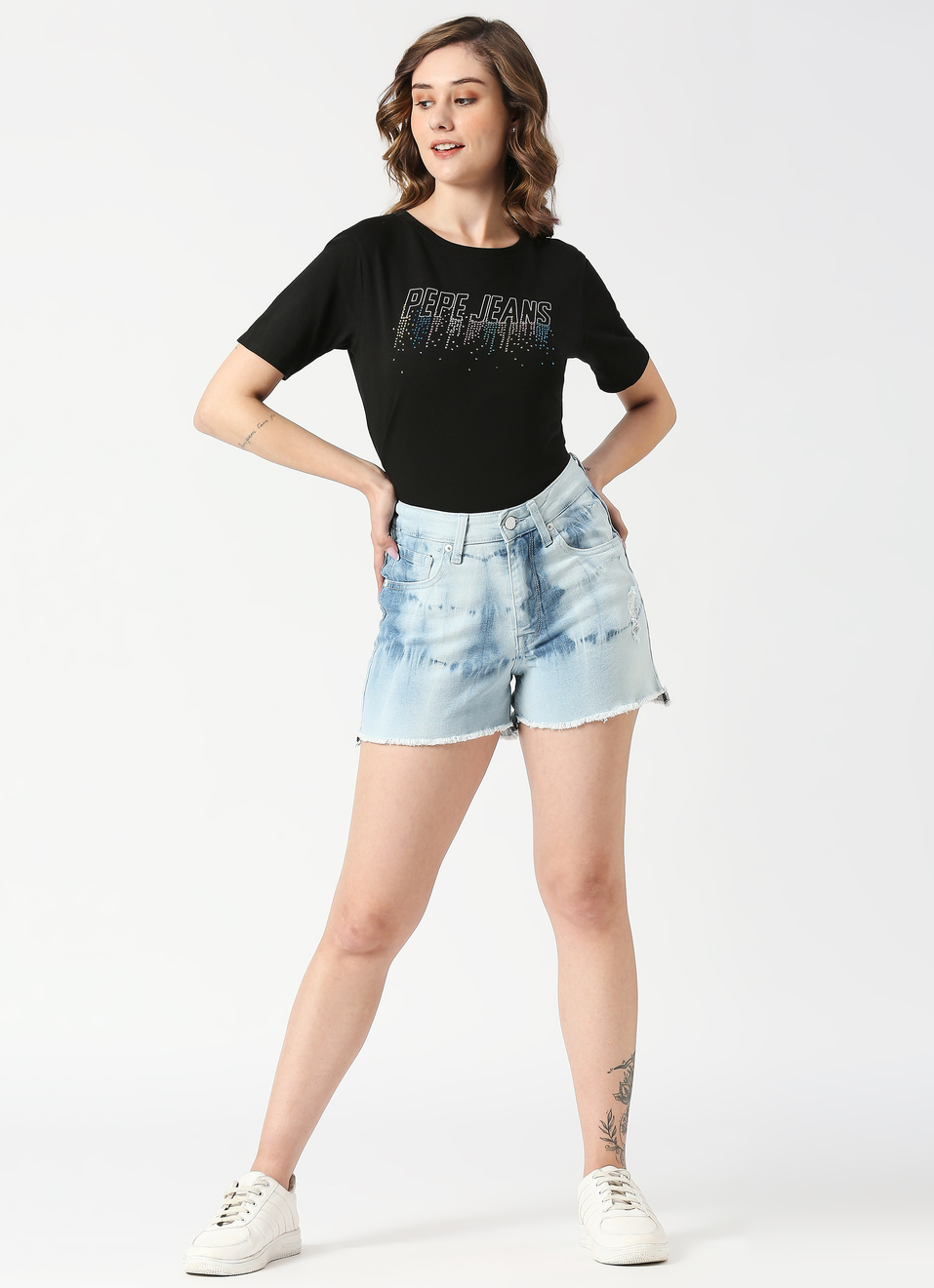 Rachel Regular Fit High Waist Shorts, , large image number 6