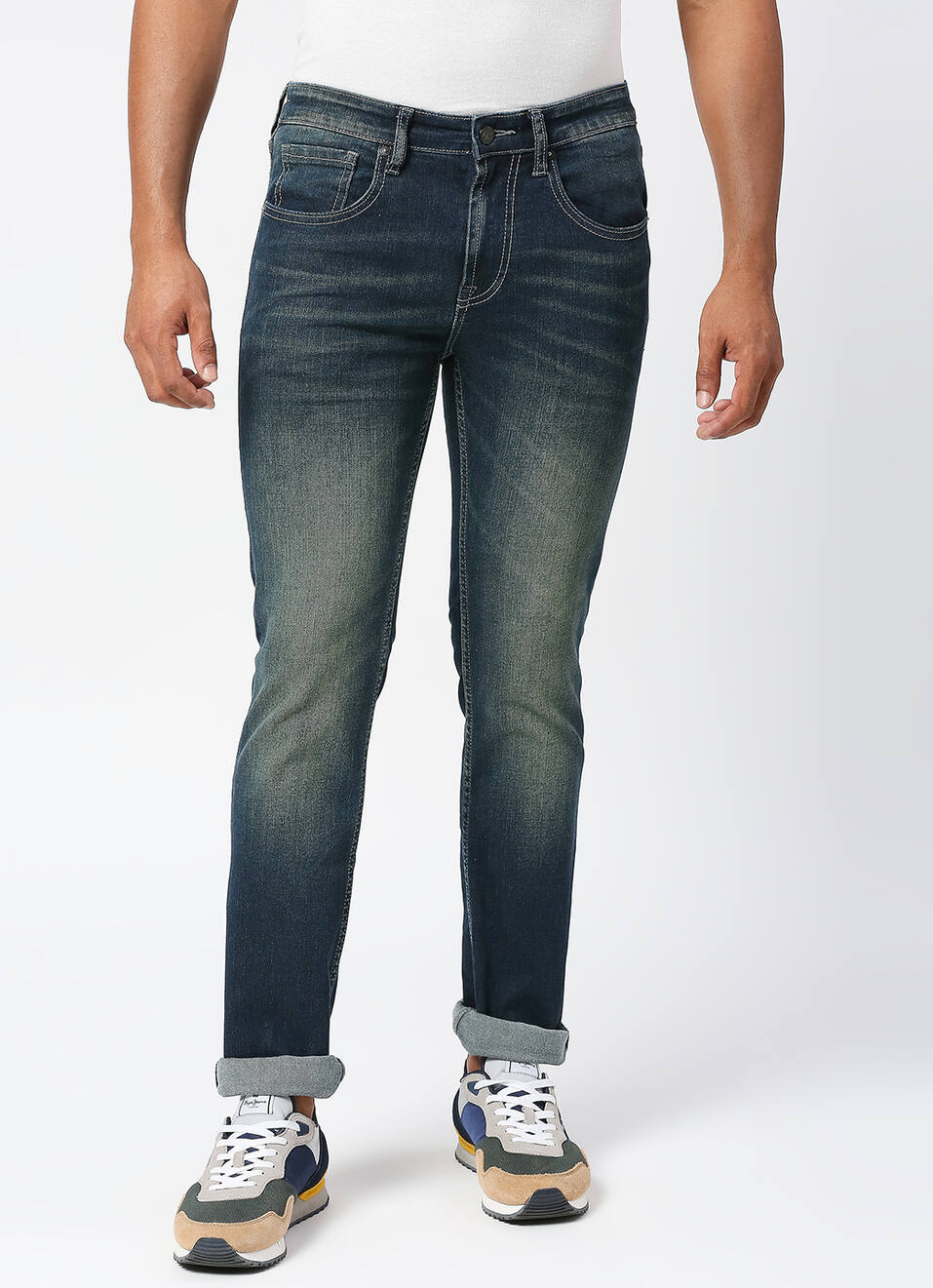 Vapour Slim Fit Mid Waist Jeans, , large image number 2