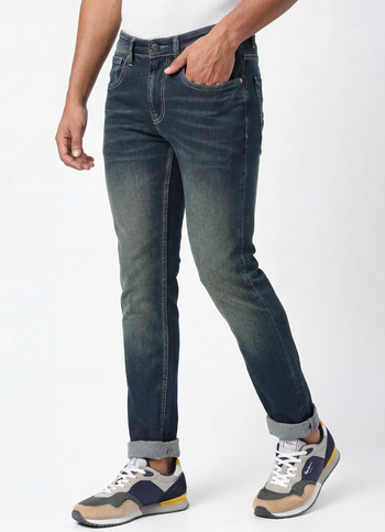 Vapour Slim Fit Mid Waist Jeans